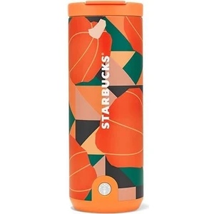 Starbucks® Paslanmaz Çelik Termos - Balkabağı Tasarımlı - 473 ml - 11154786