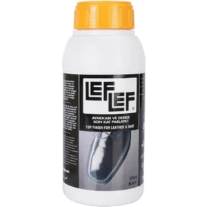 Lef Lef Ayakkabı ve Deride Son Kat Parlatıcı - Siyah