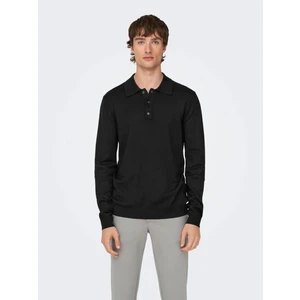 Only & Sons Erkek Polo Yaka Uzun Kollu Triko T-Shirt - 22021184