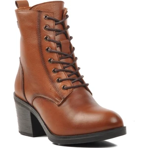 9812 Taba Içi Kürklü  Deri Kadın Bot