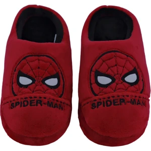 SPIDERMAN - Spiderman Şekilli Kırmızı Erkek Ev Terliği