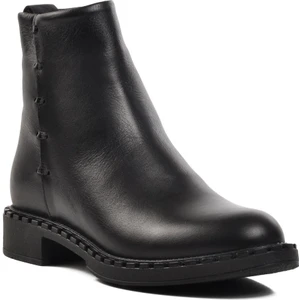 9894 Içi Kürklü  Deri Siyah Kadın Bot