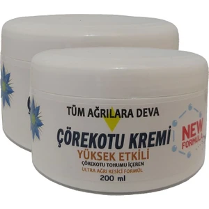 Çörek Otu Kremi ASILKX:034 2X200 ml Büyük Boy Kremi / 2AD. Vücut Bakım Kremi