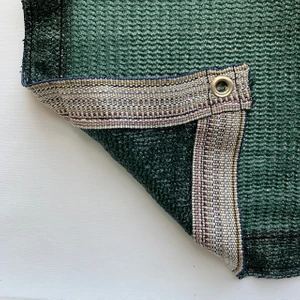 %75'lik Gölgelik-Bahçe Çit Filesi- Şeritli Halkalı - Yeşil - 3 M Enli