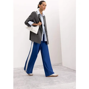 Coool Wide Leg Geniş Bol Paça Eşofman Altı Geniş Paça Beli Lastikli Bağcıklı Şeritli D4764AX24AU
