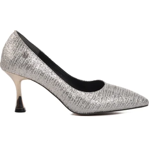 Pierre Cardin PC-54049 Gümüş Kadın Topuklu Ayakkabı