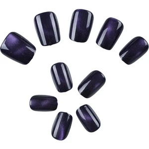 Pop Beauty Takma Tırnak Seti & Zararsız Yapıştırıcı, Cat Eye