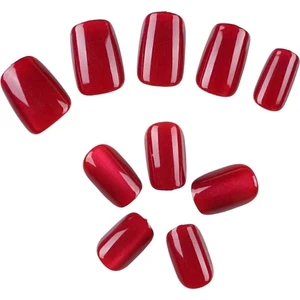 Pop Beauty Takma Tırnak Seti & Zararsız Yapıştırıcı, Cat Eye