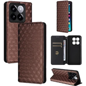 MY Boutique1 Xiaomi 14T Pro Pu Deri Kart Yuvaları Için Flip Case Tutucu 3D Desen (Yurt Dışından)