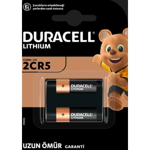 Özel Yüksek Güçlü Lityum 245 Fotoğraf Pili 6V (2CR5 / 245)