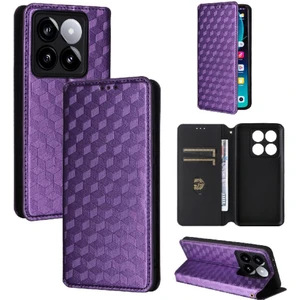 MY Boutique1 Xiaomi 14T Pro Pu Deri Kart Yuvaları Için Flip Case Tutucu 3D Desen (Yurt Dışından)