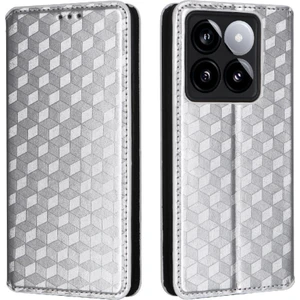 MY Boutique1 Xiaomi 14T Pro Pu Deri Kart Yuvaları Için Flip Case Tutucu 3D Desen (Yurt Dışından)
