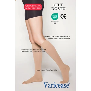 7211 Comfort Ccl-2 Orta Basınç (23-32 mmHg) Diz Altı Kapalı Burun