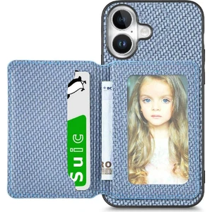 Mays Boutique IPhone 16 Için Kılıf Komple Kamera Güvenlik Rfıd Engelleme Manyetik Kart (Yurt Dışından)