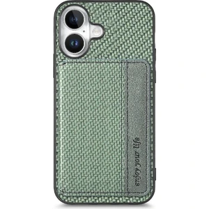 Mays Boutique IPhone 16 Için Kılıf Komple Kamera Güvenlik Rfıd Engelleme Manyetik Kart (Yurt Dışından)