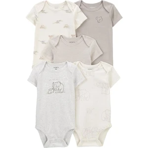 Bebek Body Set Kısa Kollu 5'li Paket