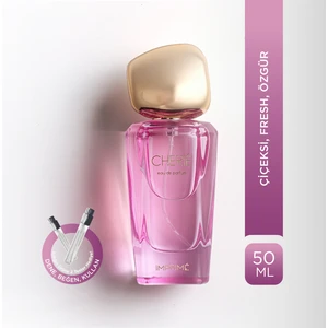 Cherié EDP Kadın Parfüm 50ml | Çiçeksi ve Fresh | Çilek, Ananas, Şakayık, Müge, Yasemin, Amber