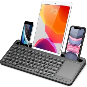 Android Ipad Tablet Pc Uyumlu  Bluetooth Kablosuz Klavye & Touchpad