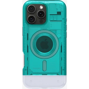 iPhone 16 Pro Max ile Uyumlu MagSafe Kılıf Classic C1 Hava Kanalı Teknolojisi™ Askeri Sınıf Koruma MagFit Bondi Blue iMac Tasarım Kapak - ACS08019