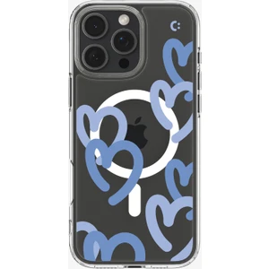 iPhone 16 Pro Max Kılıf Ultra Hybrid MagFit MagSafe özellikli Hearts Denim - ACS08273