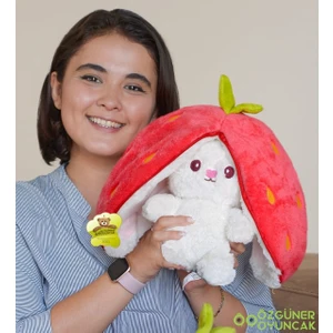 Özgüner Oyuncak Legosh Pelüş Çilek Tavşan