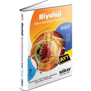 Miray Yayınları AYT Biyoloji Ders Anlatım Fasikülleri