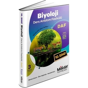 Miray Yayınları 10. Sınıf Biyoloji DAF Ders Anlatım Fasikülleri