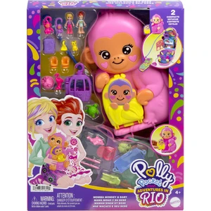 Polly Pocket Çanta Olabilen Mıcro Oyun Setleri Maymun