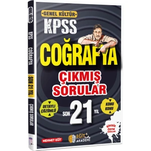 Eğit Akademi KPSS Coğrafya Son 21 Yıl Çıkmış Sorular