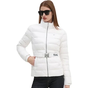 Tommy Hilfiger Tommmy Hilfiger Kadın Kemerli Down Beyaz Mont