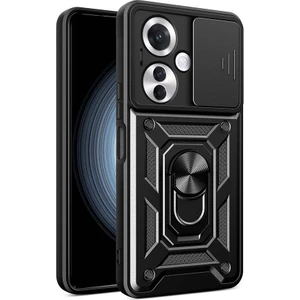 Oppo Reno 11F Kılıf Yüzüklü Sürgülü Kamera Korumalı Pars