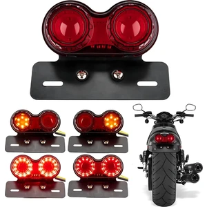 Motosiklet Kırmızı LED Stop Fren Arka Lambası 12V Su Geçirmez