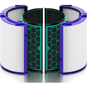 Dyson TP04 HP04 DP04 TP05 HP05  Hava Temizleyici Uyumlu 360˚ Kademeli Hepa+Karbon Filtre
