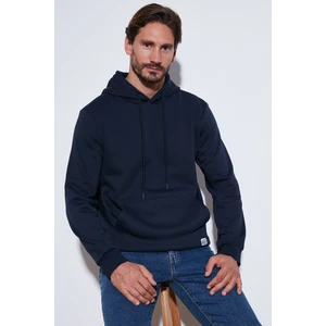 Slim Fit Kapüşonlu Kanguru Cepli Içi Tüylü Yumuşak Şardonlu Sweat Erkek Sweat 5905281