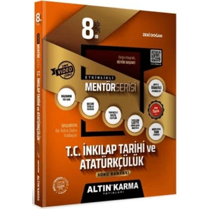Altın Karma Yayınları 8. Sınıf T.C. İnkılap Tarihi ve Atatürkçülük Altın Etkinlikli Kazanım Soru Bankası - Zeki Doğan