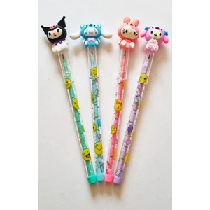 4 Adet 4 Renk Kuromi Emoji Karakterleri Geçmeli Dmnc Yumurtlayan Kurşun Kalem