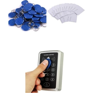 Şifreli Elektronik Kapı Kilidi /rfıd Şifreli Kart OKUYUCU-10TAG-10KART