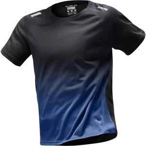 Ghassy Co. Erkek Running Gradyan Renkli Nefes Alabilen Fitness Spor Salonu Atletik Spor T-Shirt