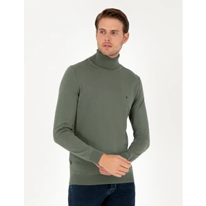 Pierre Cardin Erkek Duman Slim Fit Balıkçı Yaka Basic Triko Kazak 50296602-VR210