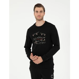 Pierre Cardin Erkek Siyah Regular Fit Sweatshirt 50298587-VR046