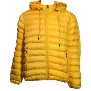 3429802 Erkek Kapşonlu Mont Yellow