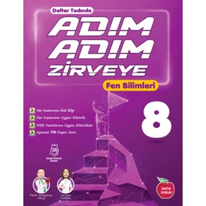 Newton Yayınları 8. Sınıf Adım Adım Zirveye Fen Bilimleri Soru Bankası