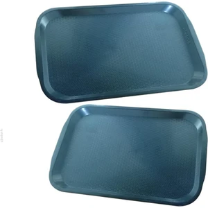 3 Adet Küçük Boy Kırılmaz Tepsi 29X21CM Büfe Fast Food Tepsisi Kırılmaz Kaydırmaz En Sağlam Tepsi