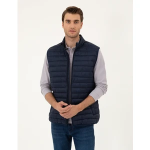 Pierre Cardin Erkek Lacivert Dolgulu Ultra Hafif Şişme Yelek 50295103-VR033
