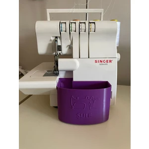 Owl Global Morpiko  Singer Overlok Çöp Kutusu Fire Kabı Xl Kişiye Özel Mor 14SH654 14SH754 14HD854 HD0405S S010L