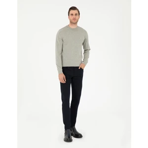 Pierre Cardin Erkek Lacivert Slim Fit Kanvas Pantolon 50295933-VR033