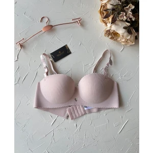 Intive Lingerie Whitney Ithal Ektsra Push Up El Kaplı Kalp Detaylı Balensiz Dikişsiz Yumuşak Sütyen