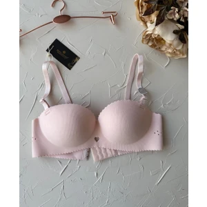Intive Lingerie Whitney Ithal Ektsra Push Up El Kaplı Kalp Detaylı Balensiz Dikişsiz Yumuşak Sütyen