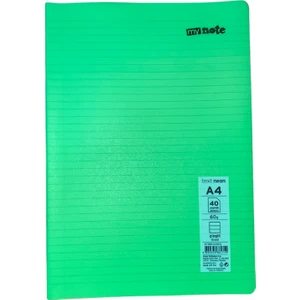 Text Neo Defter A4 40 Yp Çizgili - Yeşil