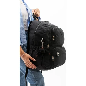 Kadın Sırt Çantası Hafif Kumaş Çok Cepli Kabin Boy Seyahat Çantası 43*30 cm